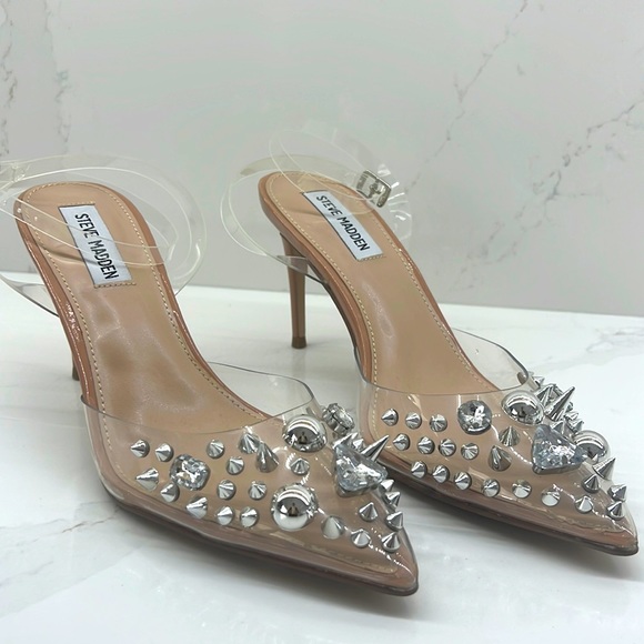 Stunning studded Steve Madden heels - Picture 2 of 8